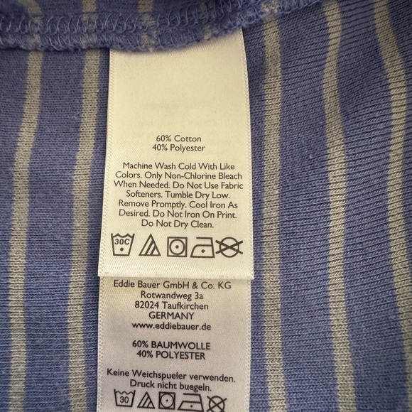 Eddie Bauer legends wash striped women’s sweater - Picture 4 of 4
